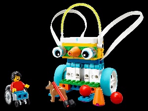 LEGO SPIKE robot with sensors