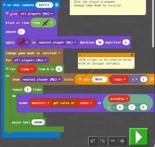 Loops and conditionals MakeCode
